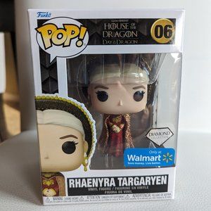 Funko Pop House of the Dragon Rhaenyra Targaryen Walmart Exclusive Diamond